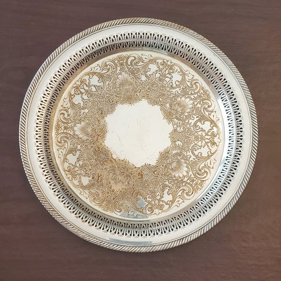 Rogers Vintage Silver tray - Picture 1 of 4